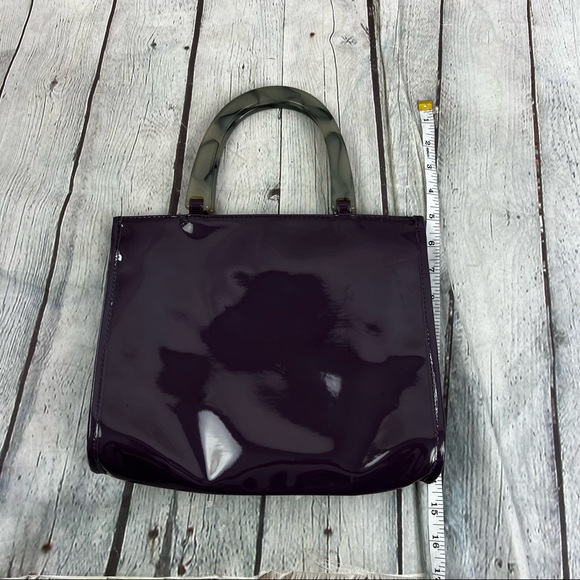 Neiman Marcus Patent Purple Mini Tote - Picture 7 of 7
